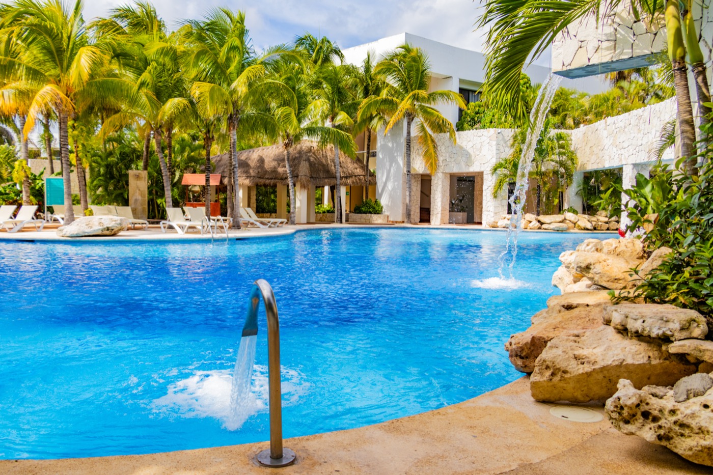 Pool at Grand Oasis Tulum Riviera Hotel