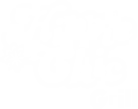 White Logo Hippie Chic Restaurant